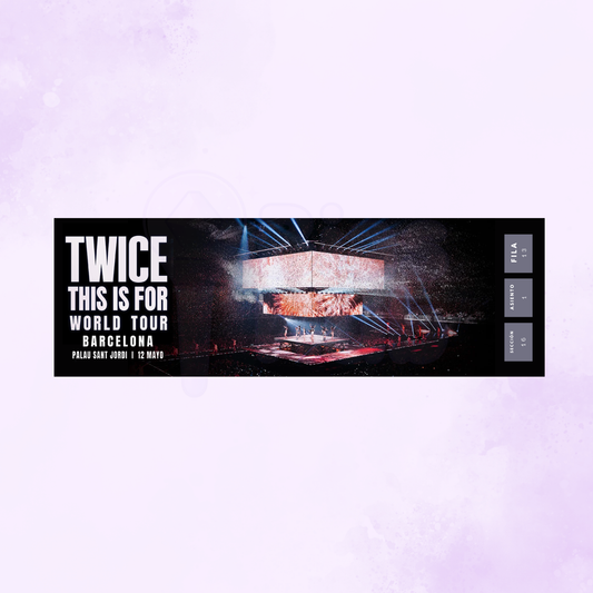 Entrada conmemorativa Twice 2